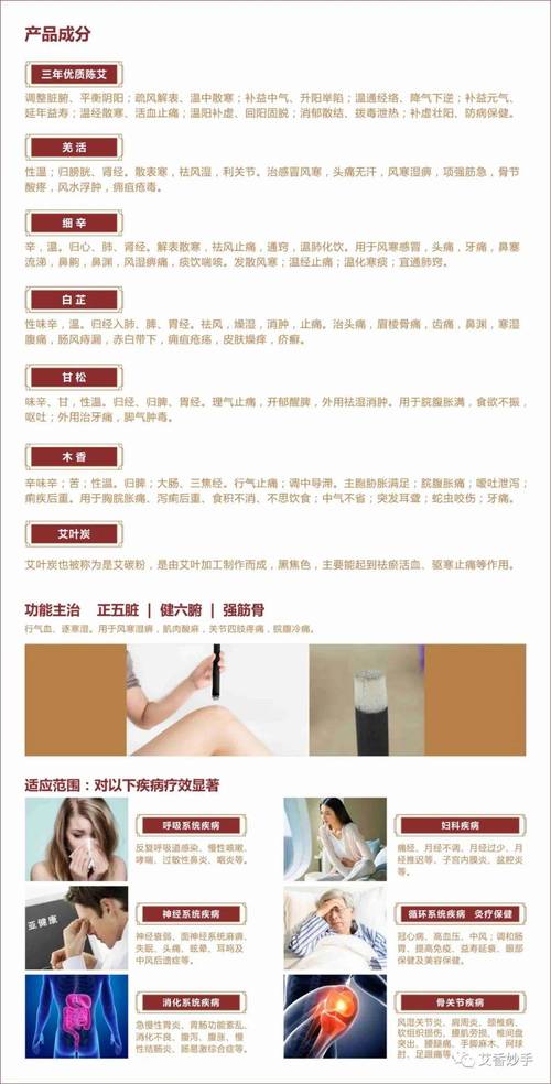 艾香妙手无烟艾条产品介绍